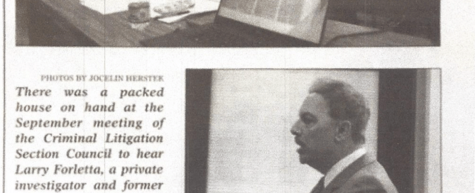 Forletta speaks with Attorneys from the Allegheny County Bar Association