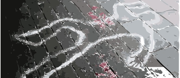 Forletta - dead body chalk outline